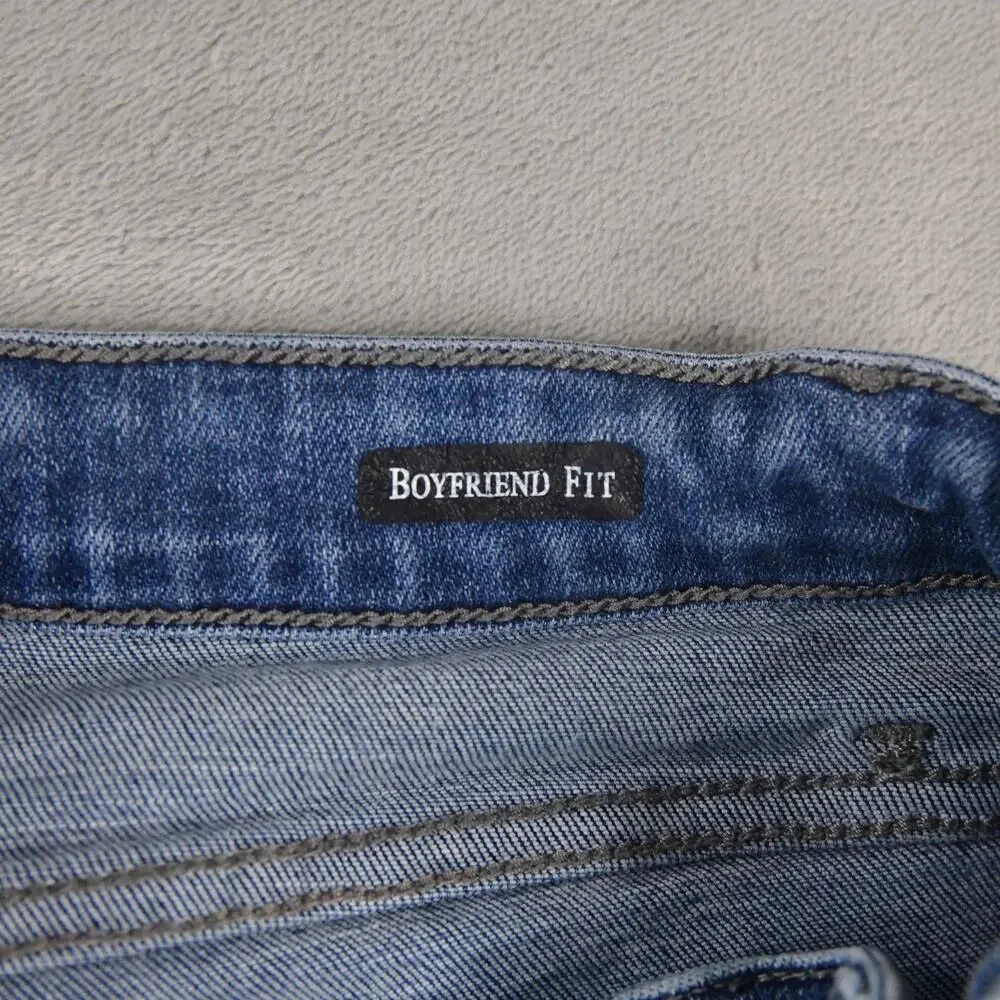 Judy Blue Jeans Womens 3/26 ( 27x28) Boyfriend Distressed Paint spots
